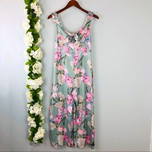 NWT Show Me Your MuMu Primavera Floral Cropped Jumpsuit Small - Picture 1 of 10